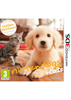 Nintendogs + Cats - Golden Retriever & New Friends 3DS (Used)