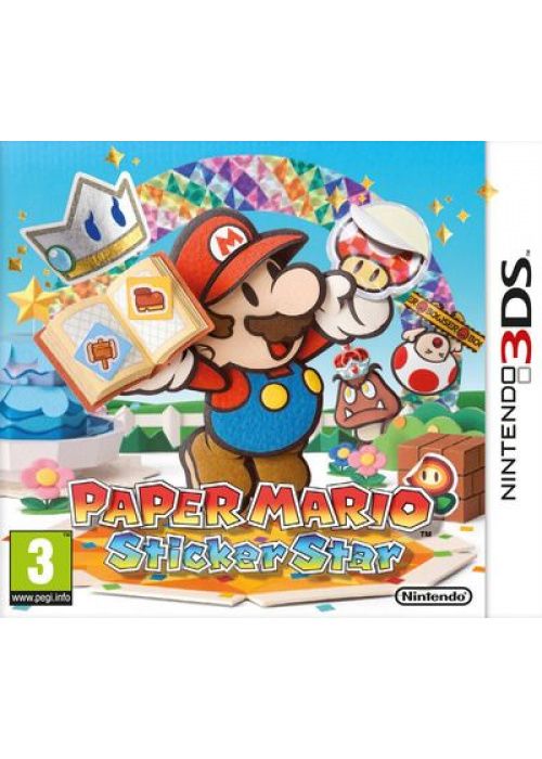 Paper Mario - Sticker Star 3DS (Used)