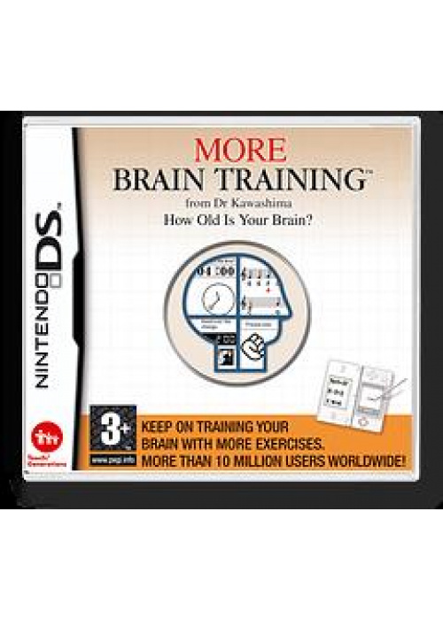 More Brain Training from Dr Kawashima - How Old Is Your Brain? Nintendo DS (Used)