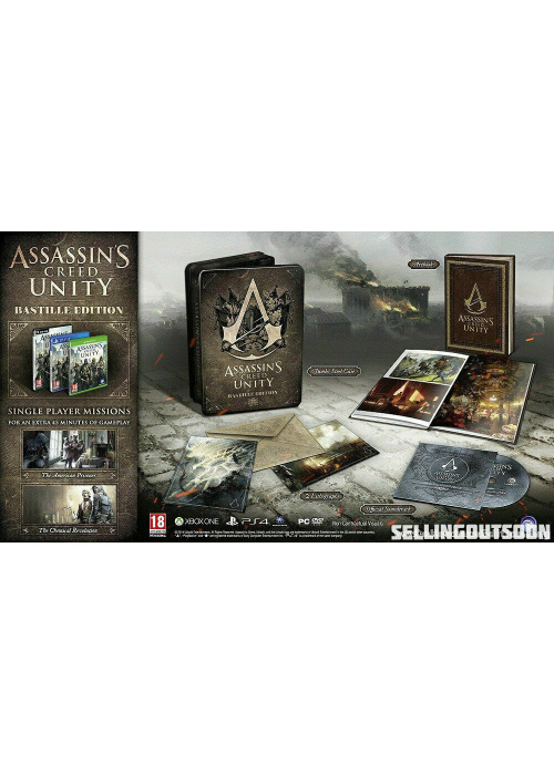 Assassin's Creed Unity Bastille Edition Steelbook PC (Used)