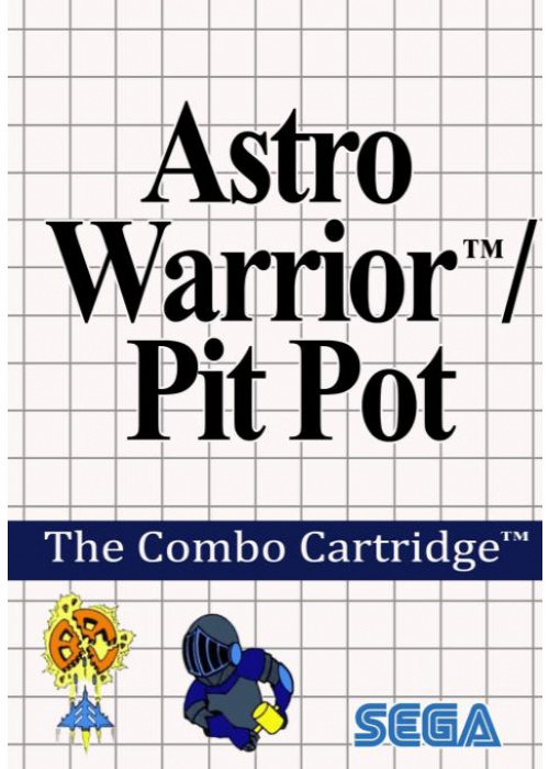 Astro Warrior & Pit Pot Sega Master System (Used)