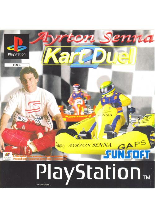 Ayrton Senna - Kart Duel PS1 (Used)