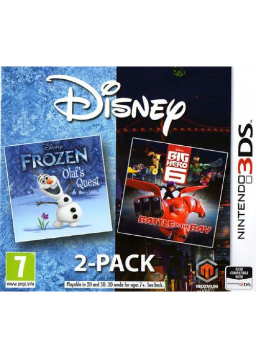 Disney Frozen - Olaf's Quest and Disney Big Hero 6 Battle in the Bay 3DS (Used)