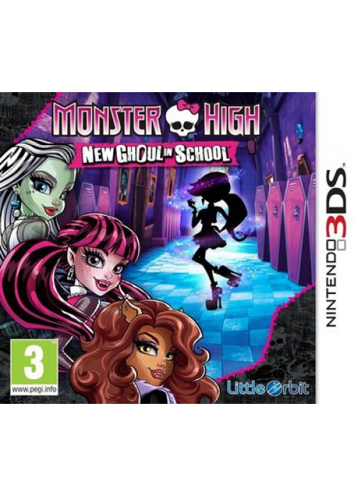 Monster High - New Ghoul in School 3DS (Used)