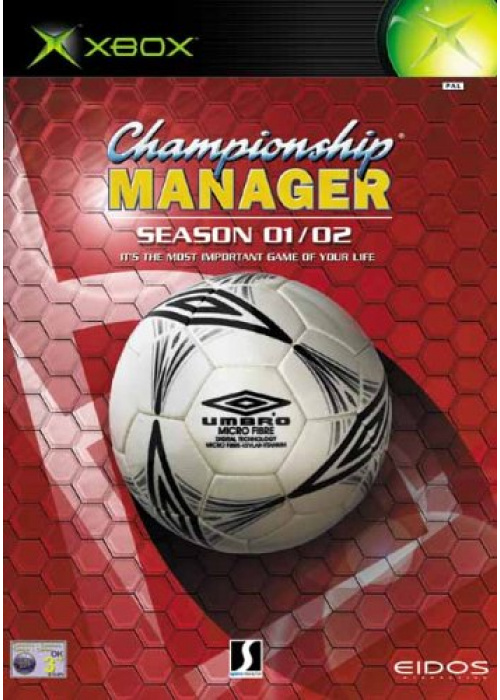 Championship Manager - Season 01-02 XBOX (Used)