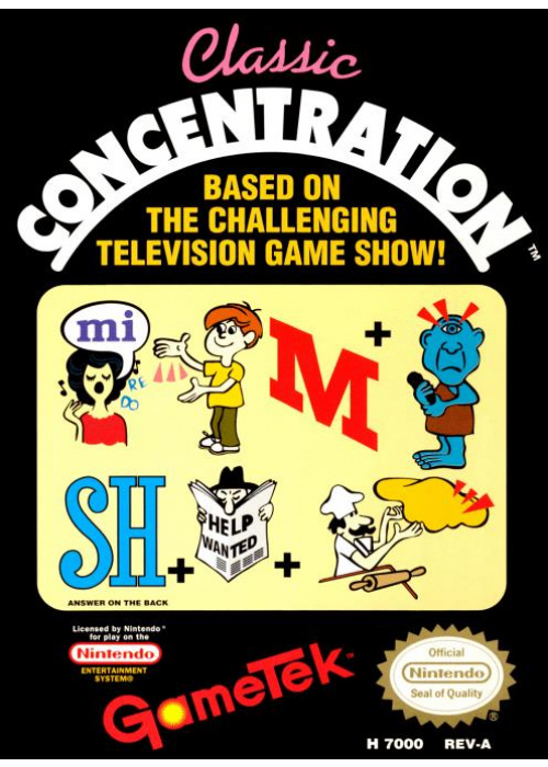 Classic Concentration NES (Used)