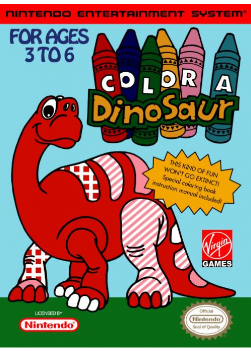 Color A Dinosaur NES (Used)
