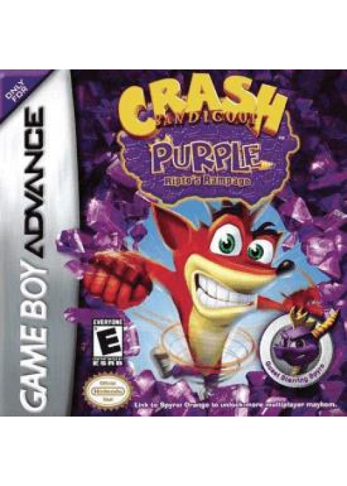 Crash Bandicoot Purple - Ripto's Rampage Game Boy Advance (Used)