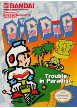 Dig Dug II - Trouble in Paradise NES (Used)