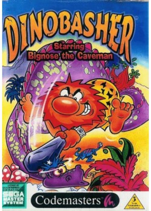 Dinobasher Starring Bignose the Caveman Sega Master System (Used)