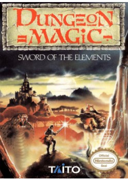 Dungeon Magic - Sword of the Elements NES (Used)