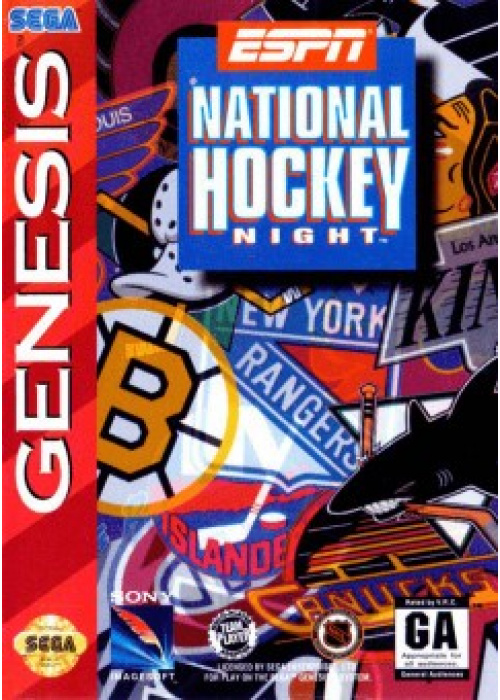 ESPN National Hockey Night Sega Mega Drive (Used)