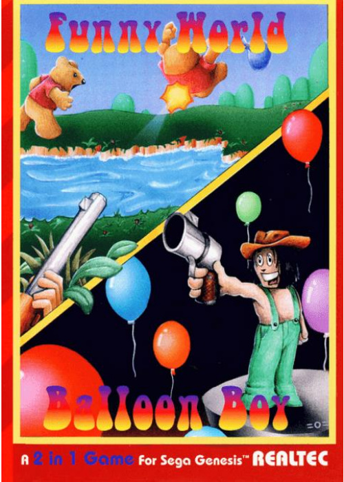 Funny World & Balloon Boy Sega Mega Drive (Used)