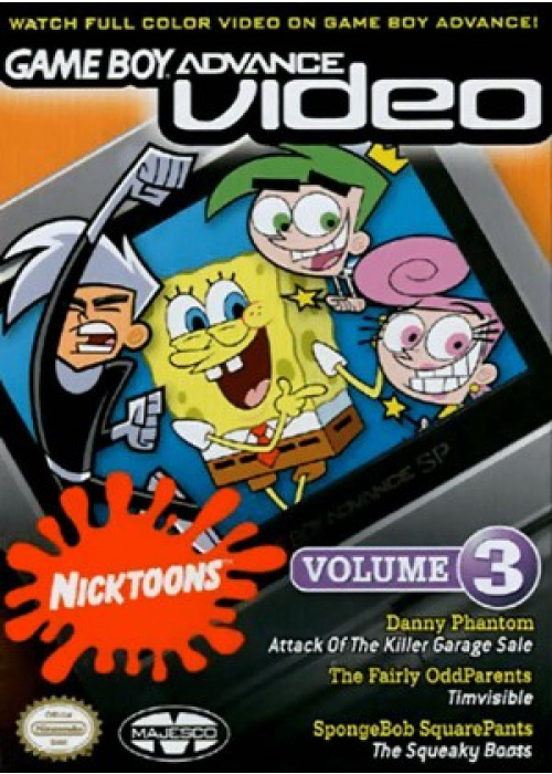 Game Boy Advance Video - Nicktoons - Volume 3 Game Boy Advance (Used)