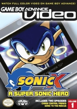 Game Boy Advance Video - Sonic X - Volume 1 Game Boy Advance (Used)