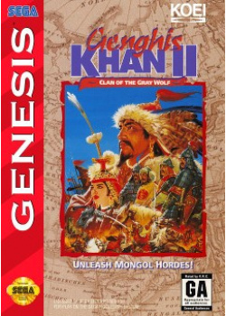Genghis Khan II - Clan of the Gray Wolf Sega Mega Drive (Used)