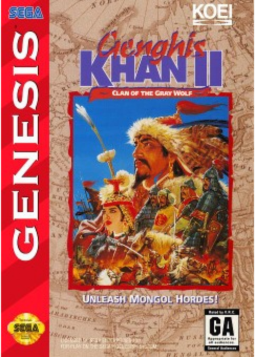 Genghis Khan II - Clan of the Gray Wolf Sega Mega Drive (Used)