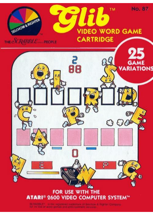 Glib - Video Word Game Atari 2600 (Used)