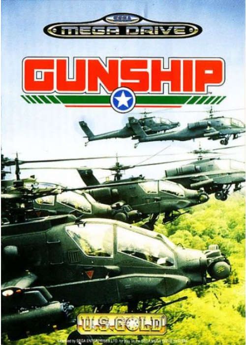 Gunship Sega Mega Drive (Used)