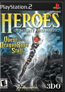 Heroes of Might and Magic - Quest for the Dragon Bone Staff PS2 (Used)