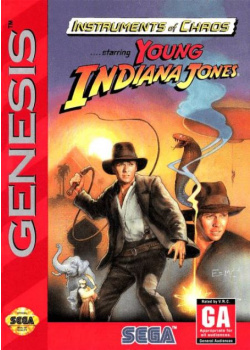 Instruments of Chaos Starring Young Indiana Jones Sega Mega Drive (Used)