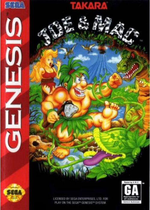 Joe & Mac Sega Mega Drive (Used)
