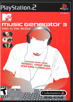 MTV Music Generator 3 - This Is the Remix PS2 (Used)