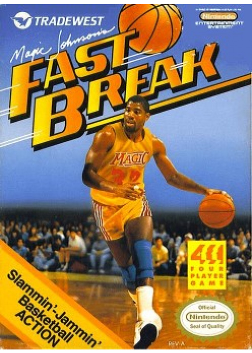 Magic Johnson's Fast Break NES (Used)