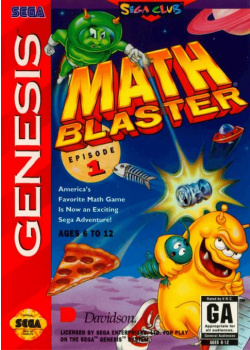 Math Blaster - Episode 1 Sega Mega Drive (Used)