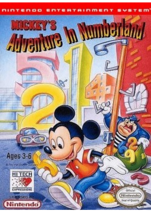 Mickey's Adventure in Numberland NES (Used)