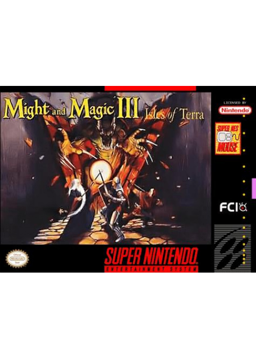 Might and Magic III - Isles of Terra SNES (Used)