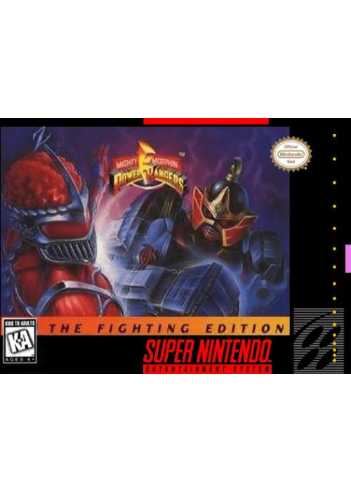 Mighty Morphin Power Rangers - The Fighting Edition SNES (Used)