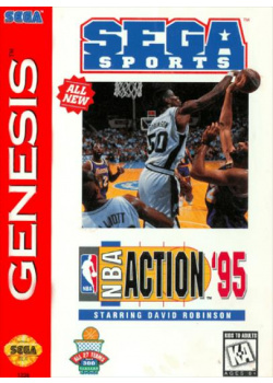 NBA Action '95 Starring David Robinson Sega Mega Drive (Used)