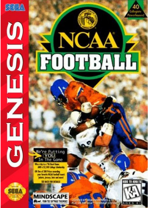 NCAA Football Sega Mega Drive (Used)