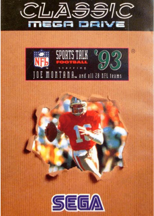 NFL Sports Talk Football '93 Starring Joe Montana Sega Mega Drive (Used)