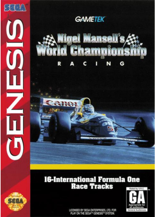 Nigel Mansell's World Championship Racing Sega Mega Drive (Used)