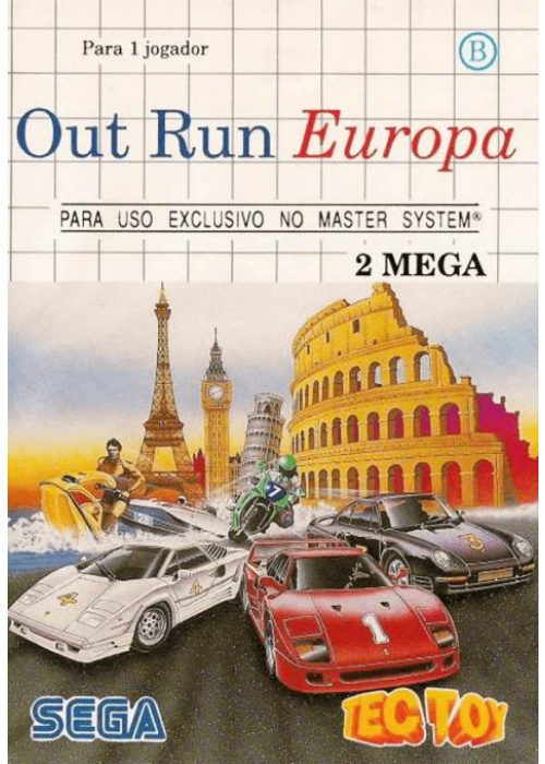 OutRun Europa Sega Master System (Used)