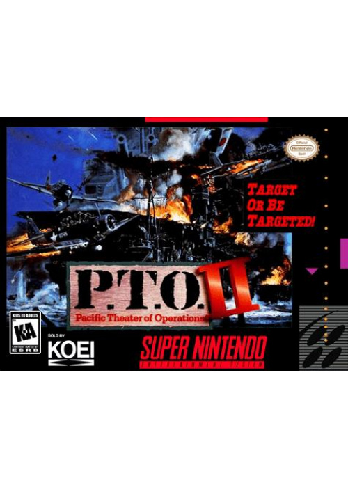 P.T.O. II - Pacific Theater of Operations SNES (Used)