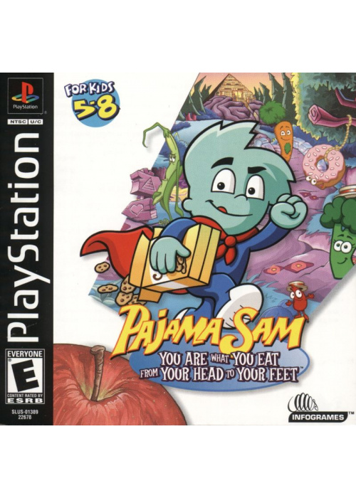Pajama Sam - You Are What You Eat from Your Head to Your Feet PS1 (Used)