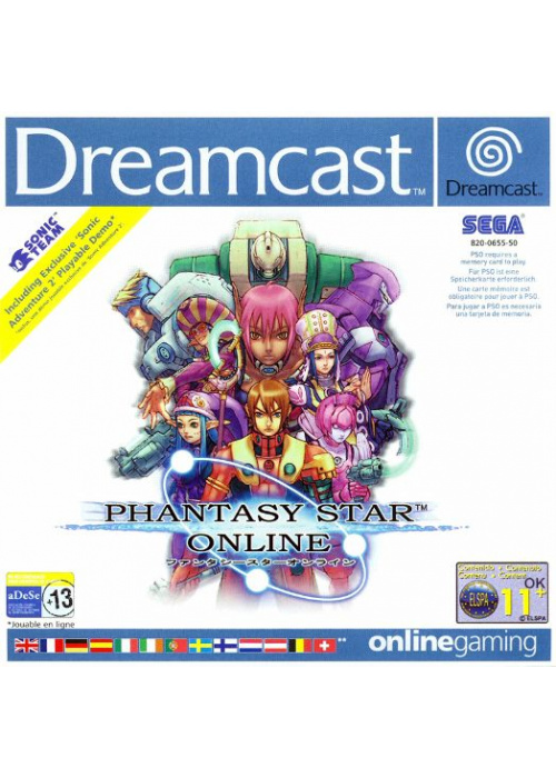 Phantasy Star Online Sega Dreamcast (Used)