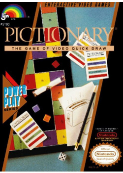Pictionary - The Game of Video Quick Draw NES (Used)