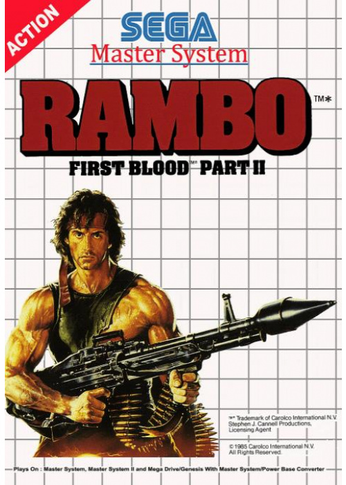 Rambo - First Blood Part 2 Sega Master System (Used)