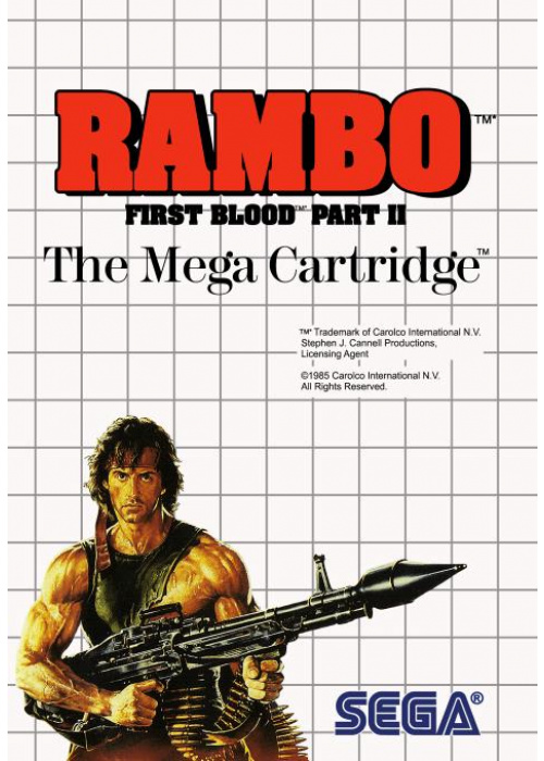 Rambo - First Blood Part II Sega Master System (Used)