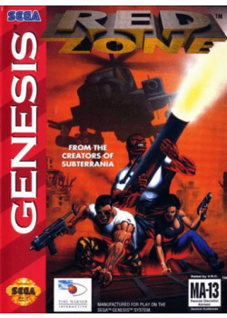 Red Zone Sega Mega Drive (Used)