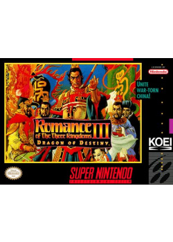 Romance of the Three Kingdoms III - Dragon of Destiny SNES (Used)