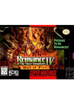 Romance of the Three Kingdoms IV - Wall of Fire SNES (Used)