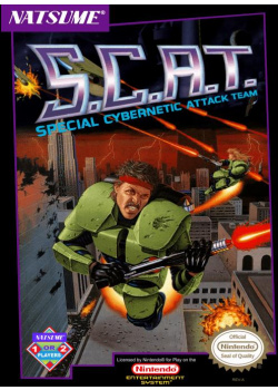 S.C.A.T. - Special Cybernetic Attack Team NES (Used)