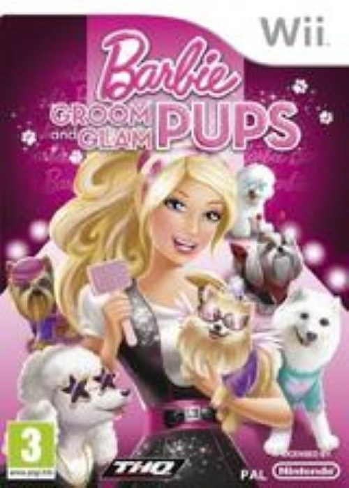 Barbie Groom and Glam Pups Wii (Used)