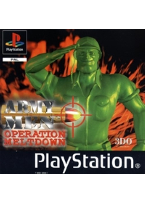 Army Men - Operation Meltdown PS1 (Used)