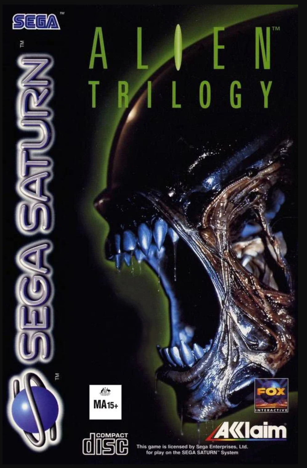 Alien Trilogy Sega Saturn (Used)